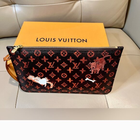 Rare LV Pochette Grace Coddington x Louis Vuitton - Picture 4 of 6
